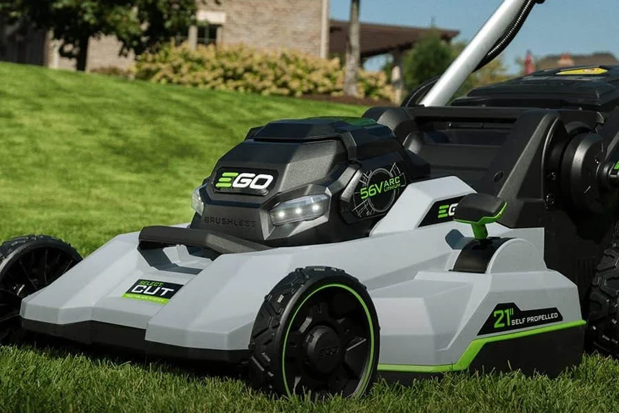 lawn mowing machine