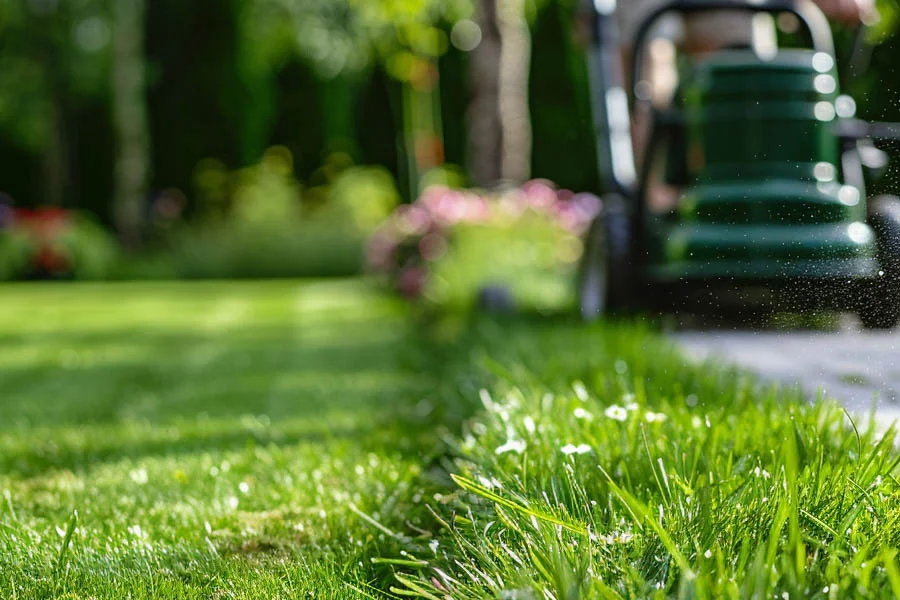 battery charged lawn mowers