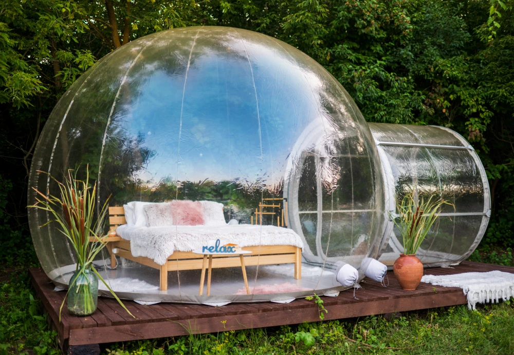 outdoor camping bubble tent